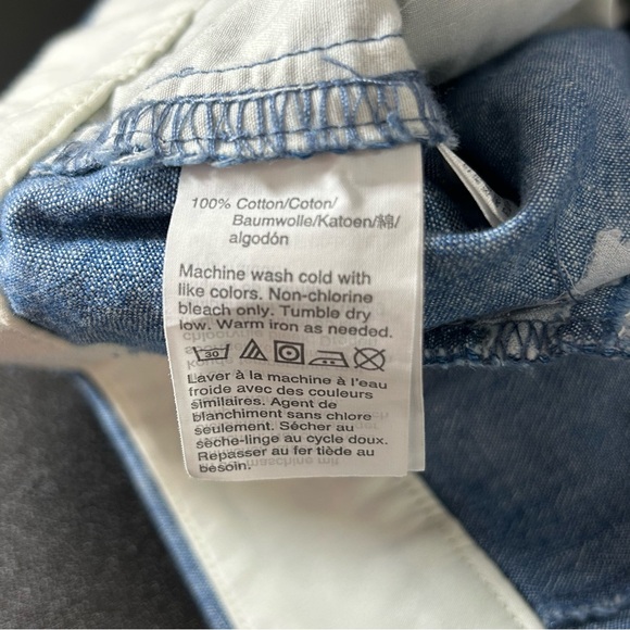 J.Crew Shorts Women's Chambray Blue Size 8 Summer - Picture 4 of 7